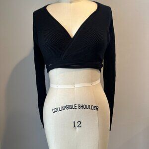 Zara ribbed ballerina wrap size M